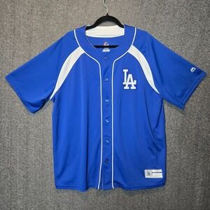 Majestic Authentic Cool Base LA Dodgers Baseball Jersey Mens XL